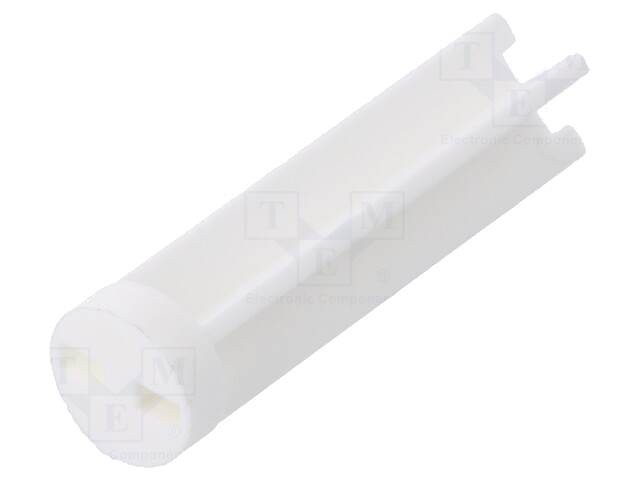 Afstandbus; LED; Øext: 6mm; ØLED: 5mm; L: 22,2mm; natuurlijk; UL94V-0 Afstandbus; LED; Øext: 6mm; ØLED: 5mm; L: 22,2mm; natuurlijk; UL94V-0